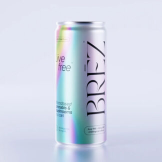 Brēz Microdosed Cannabis & Mushroom Seltzer